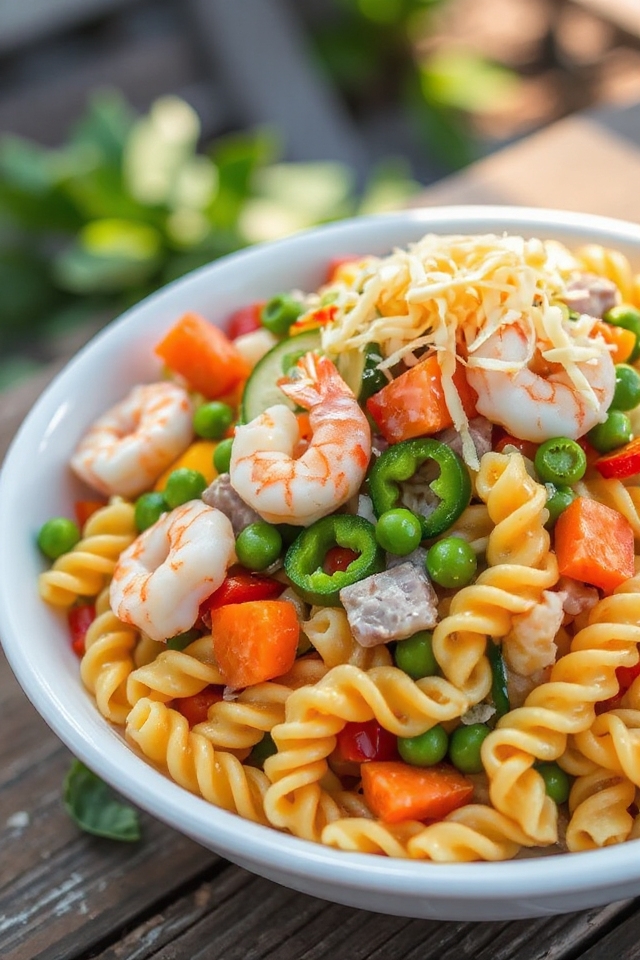 seafood pasta salad recipe