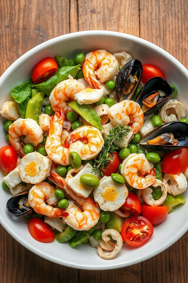 seafood salad preparation instructions