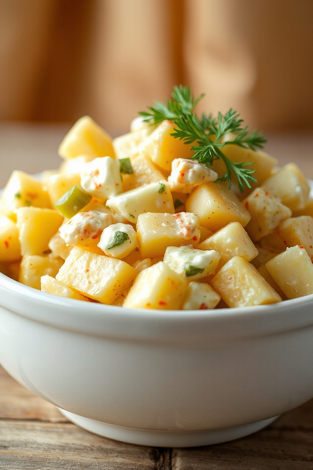 simple creamy potato salad