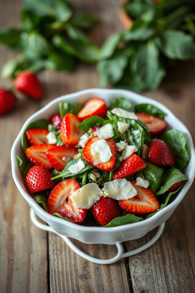 strawberry spinach salad recipe