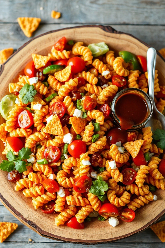 taco flavored pasta salad recipe