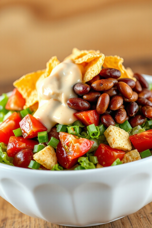 taco salad with beef