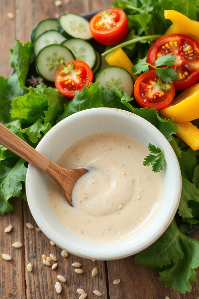 tahini salad dressing recipe