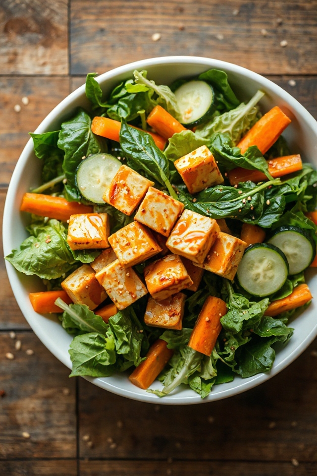 tofu salad preparation instructions