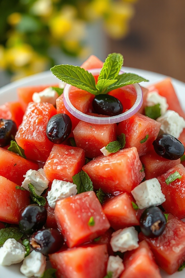 watermelon feta salad recipe